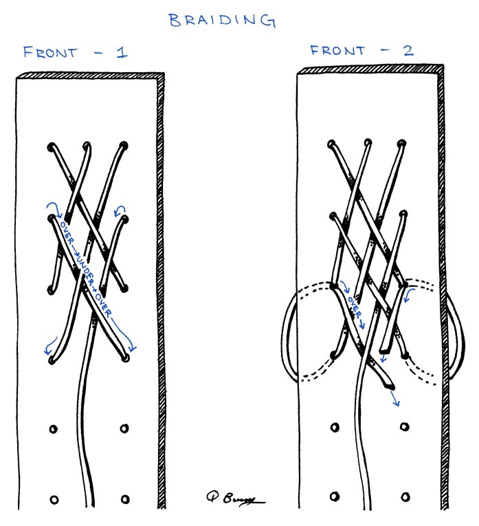 Braiding Leather (Step 2) Braiding Leather (Step 2)